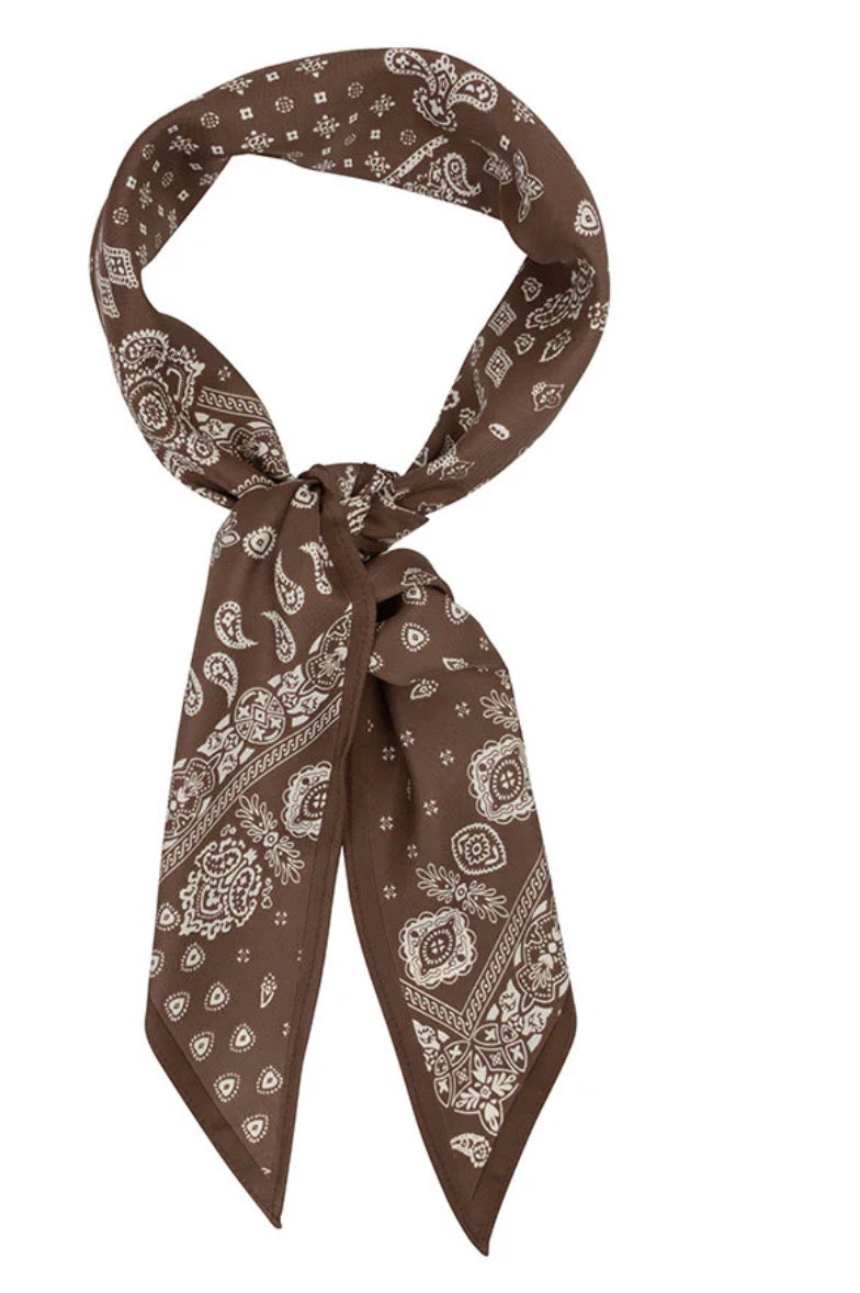 Foulard bandana marrone club Manhattan