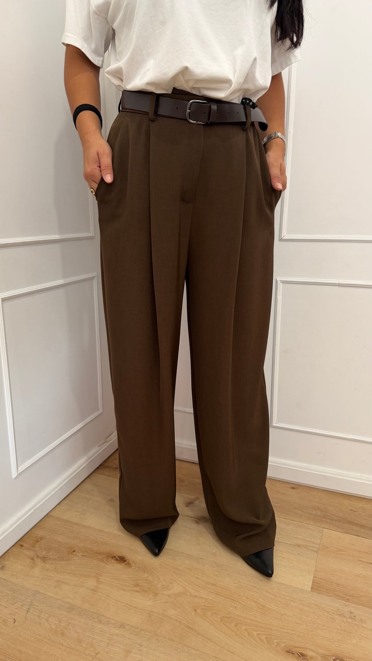 Pantalone taglio uomo carota moro Haveone