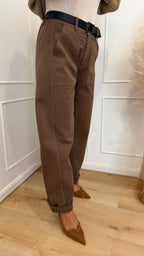 Pantalone ovetto stellina sigaro  susymix