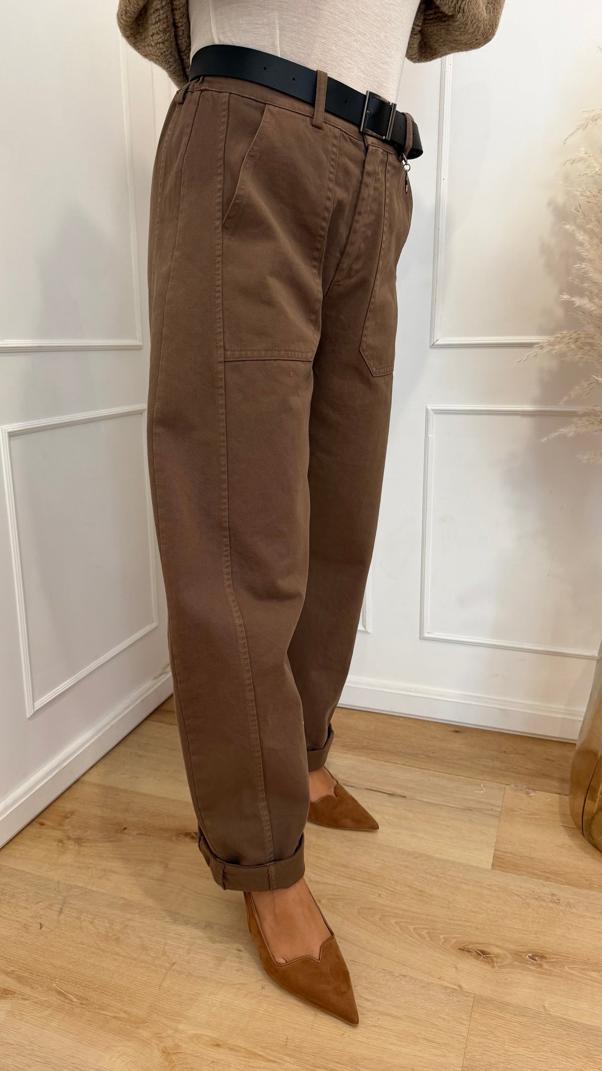 Pantalone ovetto stellina sigaro  susymix