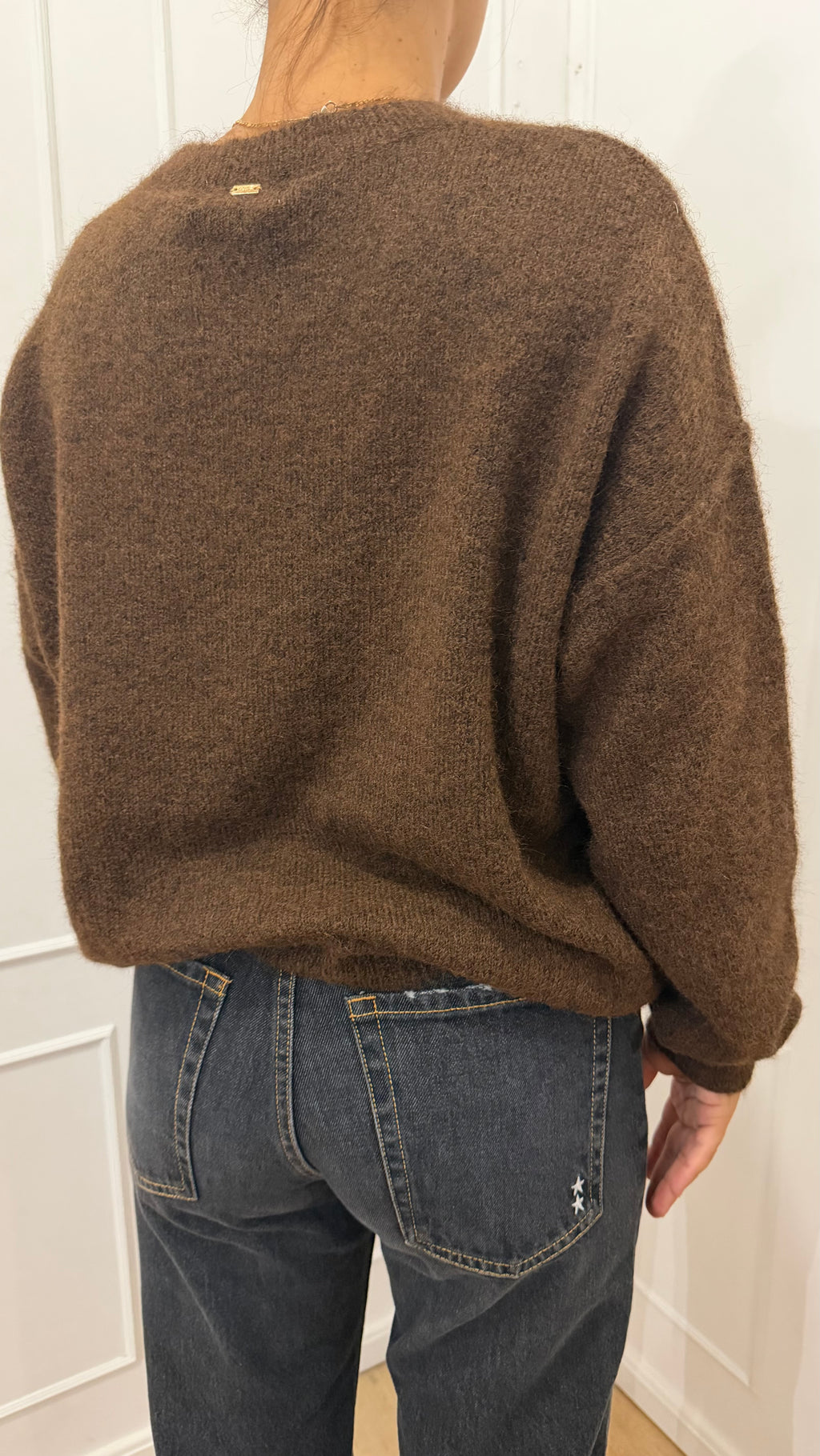Paricollo Over Moro alpaca Griffai