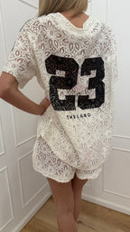 Camicia in pizzo manica The labo