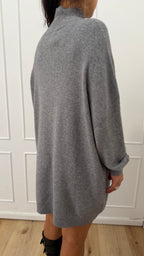 Abito maxi maglia grigio  Haveone