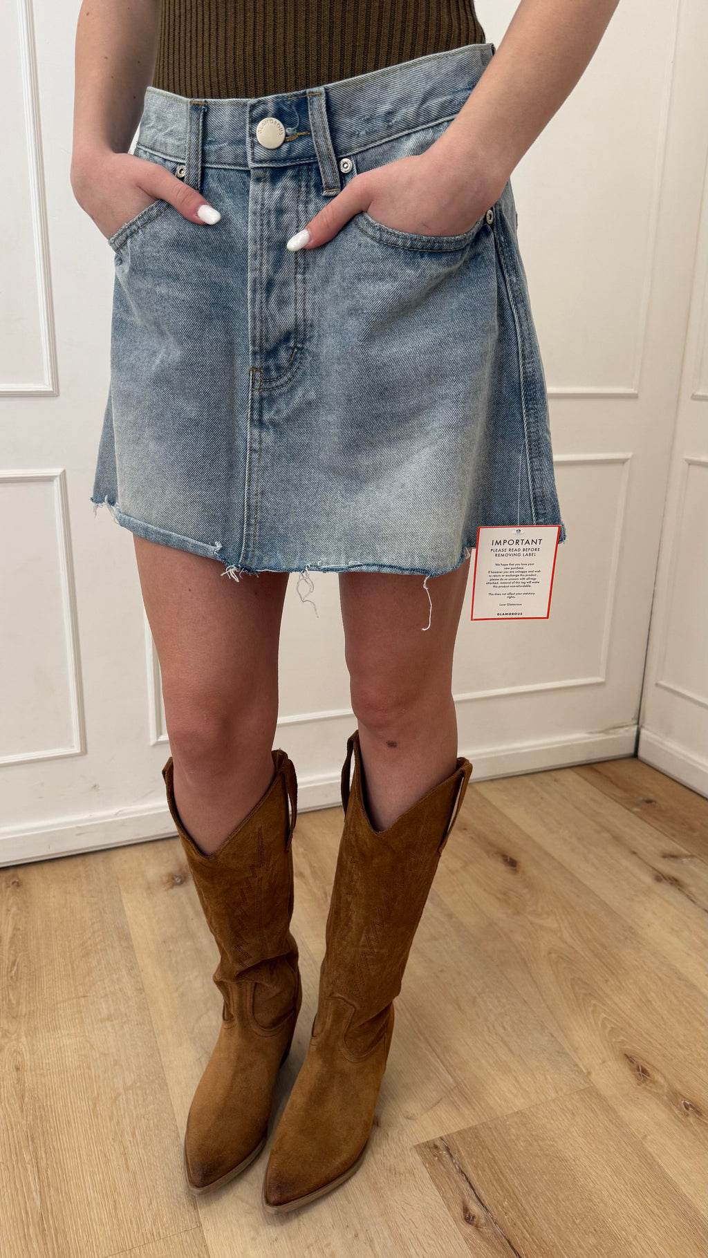 Gonna denim Glamorous