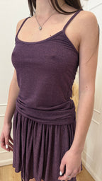 Canotta Donna Me fui bordeaux