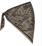 Foulard bandana fantasia verde club Manhattan