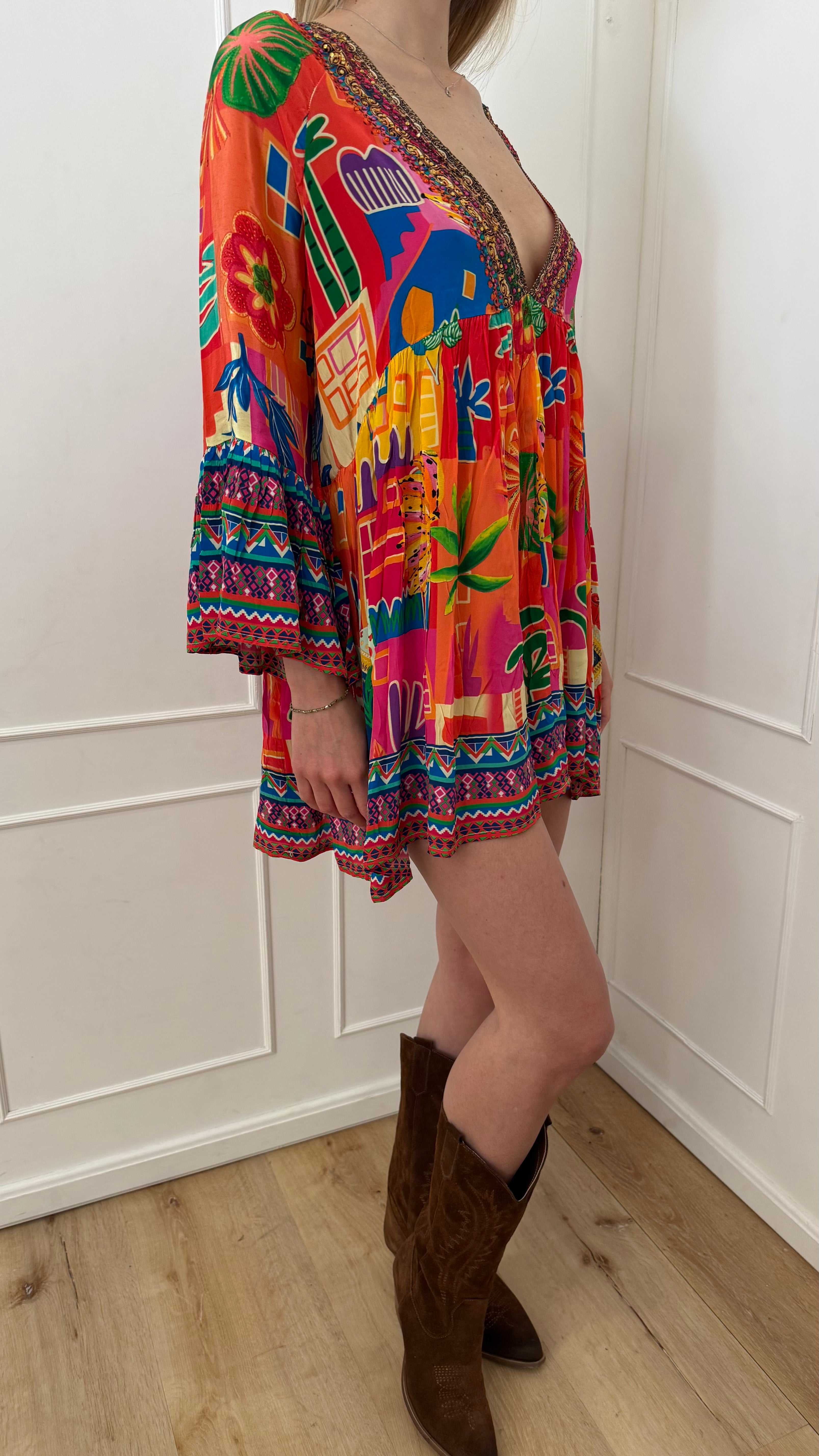 Abito baby-doll mexico anomie