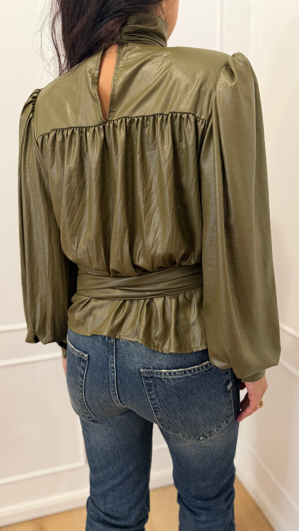 Blusa spalline fusciacca Haveone