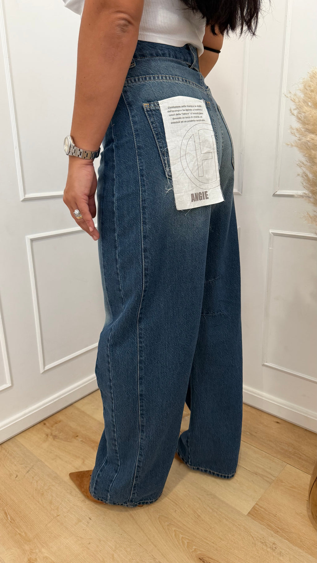 JEANS BARREL ANGIE DENIM - HAVEONE
