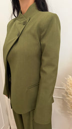 GIACCA COREANA VERDE MILITARE HAVEONE