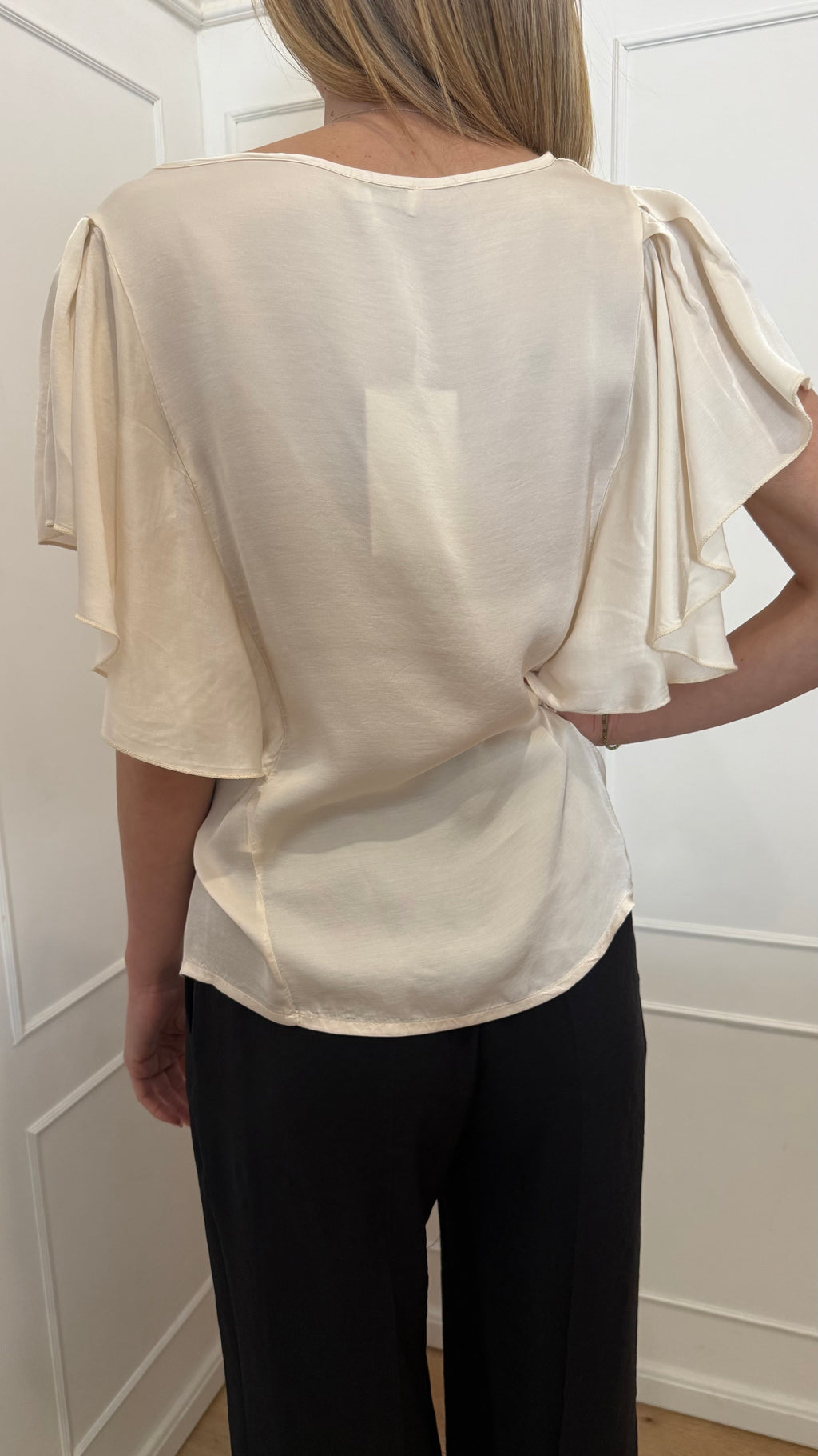 Blusa volant burro  susymix