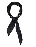 Foulard bandana pois nero club Manhattan