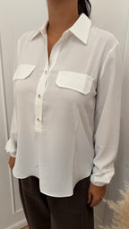 Camicia serafino bianca susymix