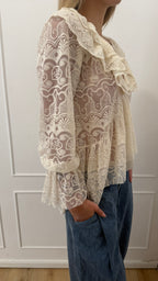 Camicia pizzo burro Susy mix