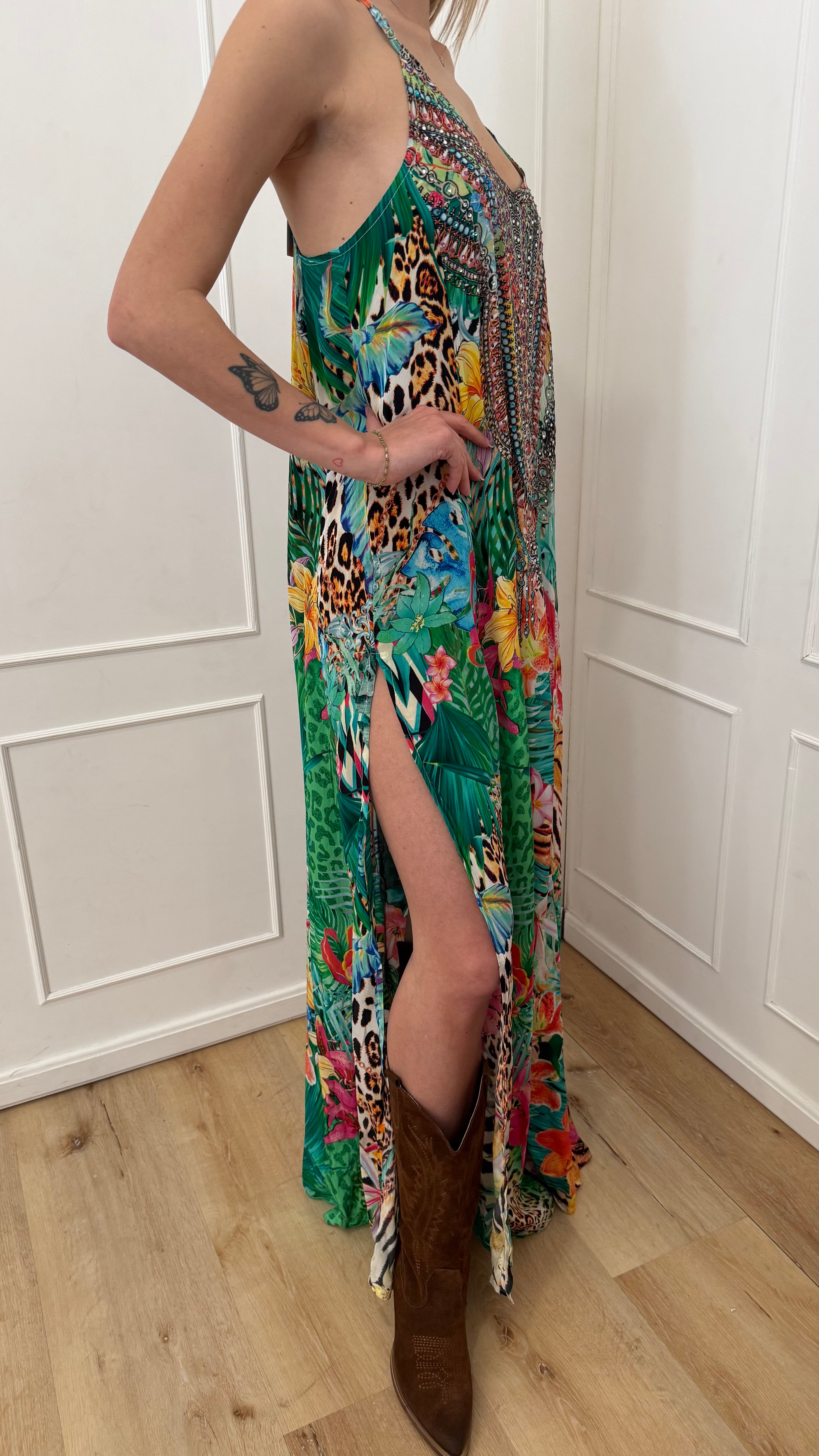 Abito lungo back jungle anomie