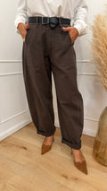 Pantalone ovetto stellina moro susymix