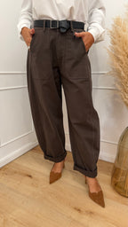 Pantalone ovetto stellina moro susymix