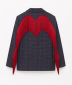 Blazer frange rosse heart