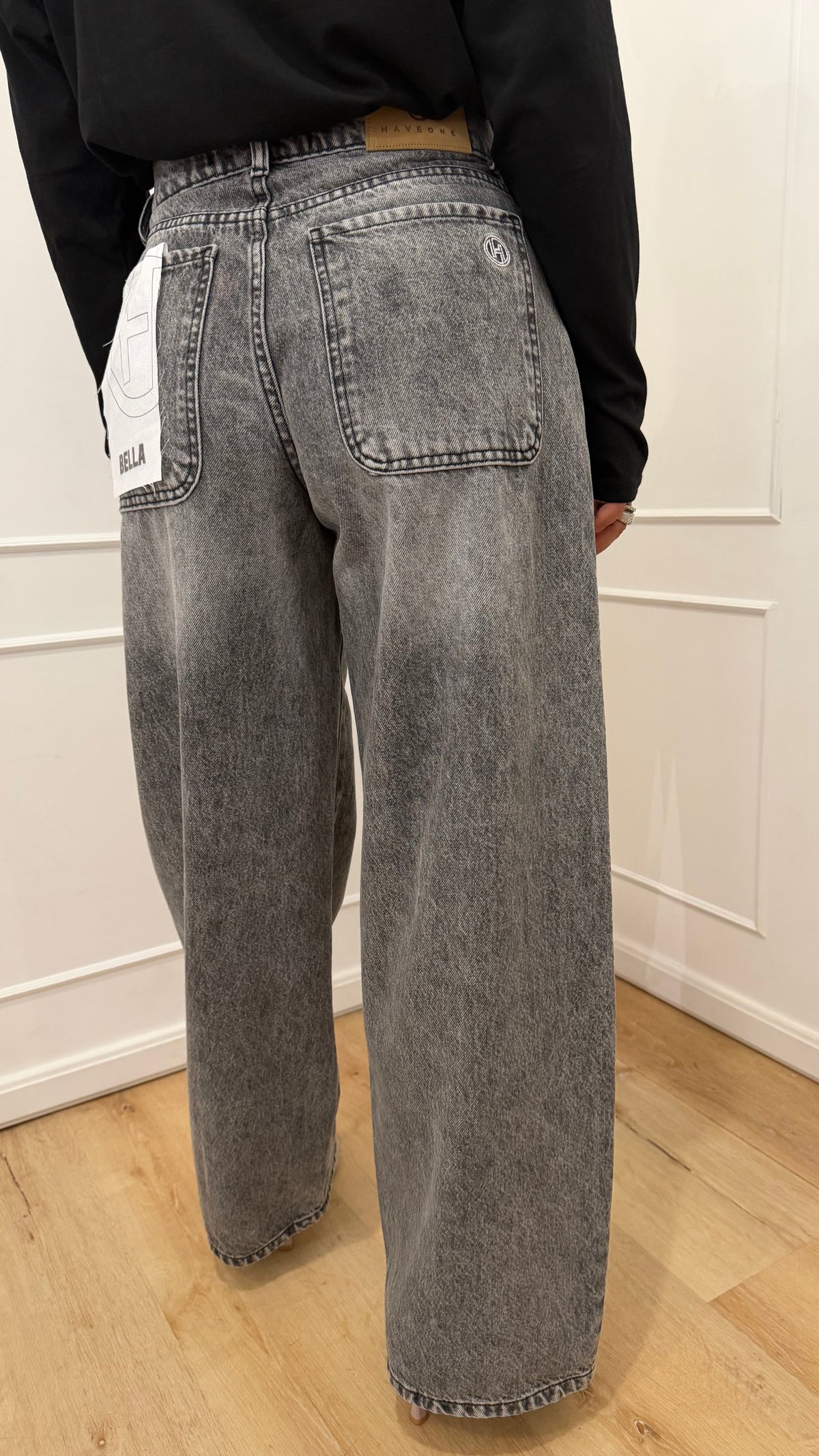 Jeans bella grigio sabbiato Haveone