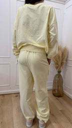 Completo in felpa Susy Mix giallo