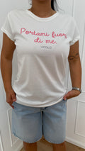 T shirt portami fuori di me vicolo