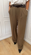 Pantalone taglio uomo carota tortora  Haveone