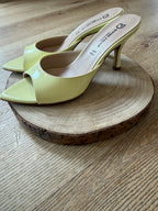 Décolleté sabot giallo divine follie