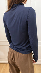 Maglia cratere blu collo alto HaveOne