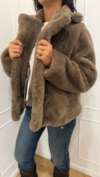 Pelliccina corta teddy Haveone