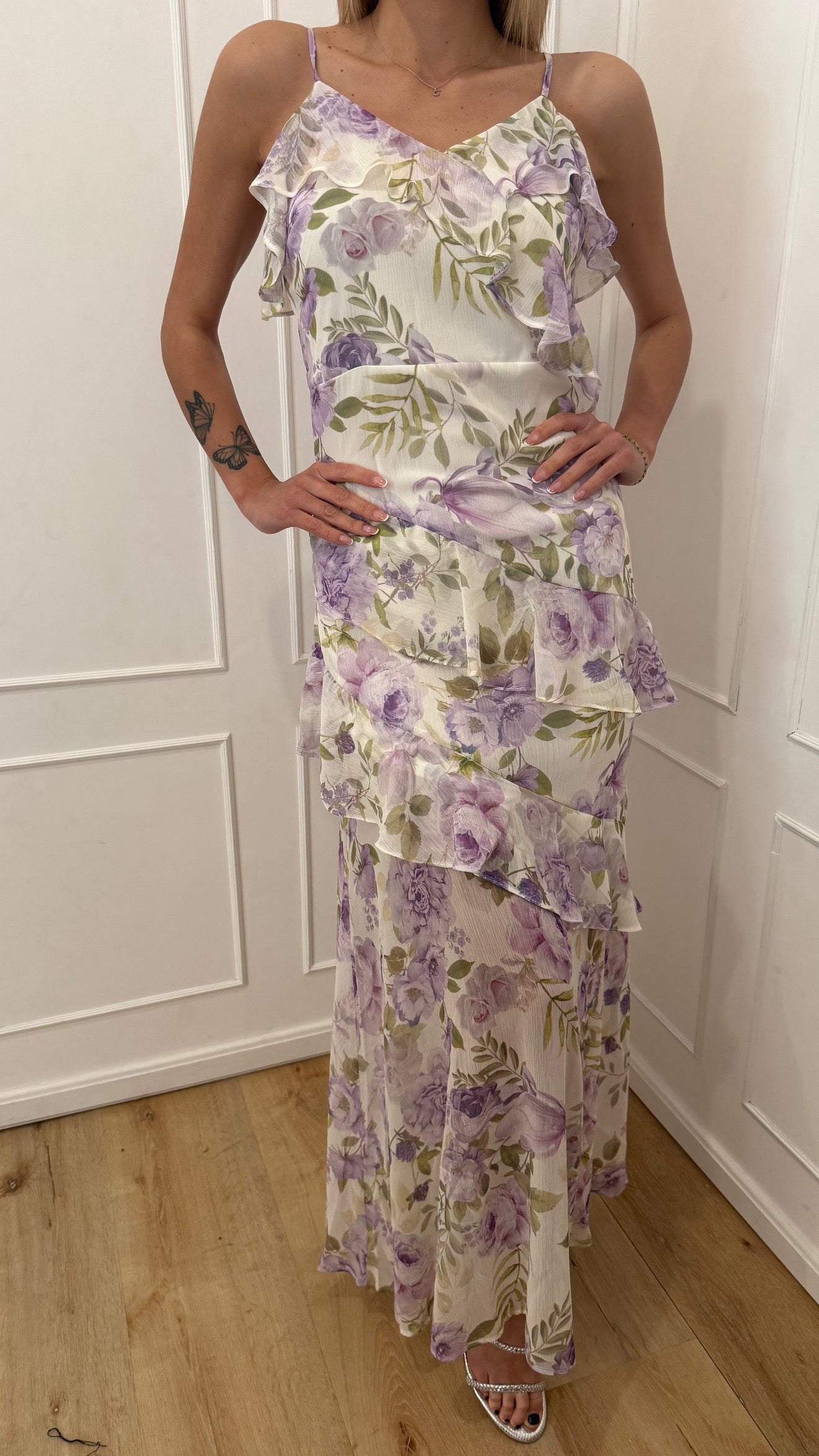 Abito bethany fiori the Dress London