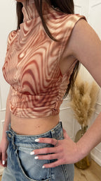 Top corto Glamorous