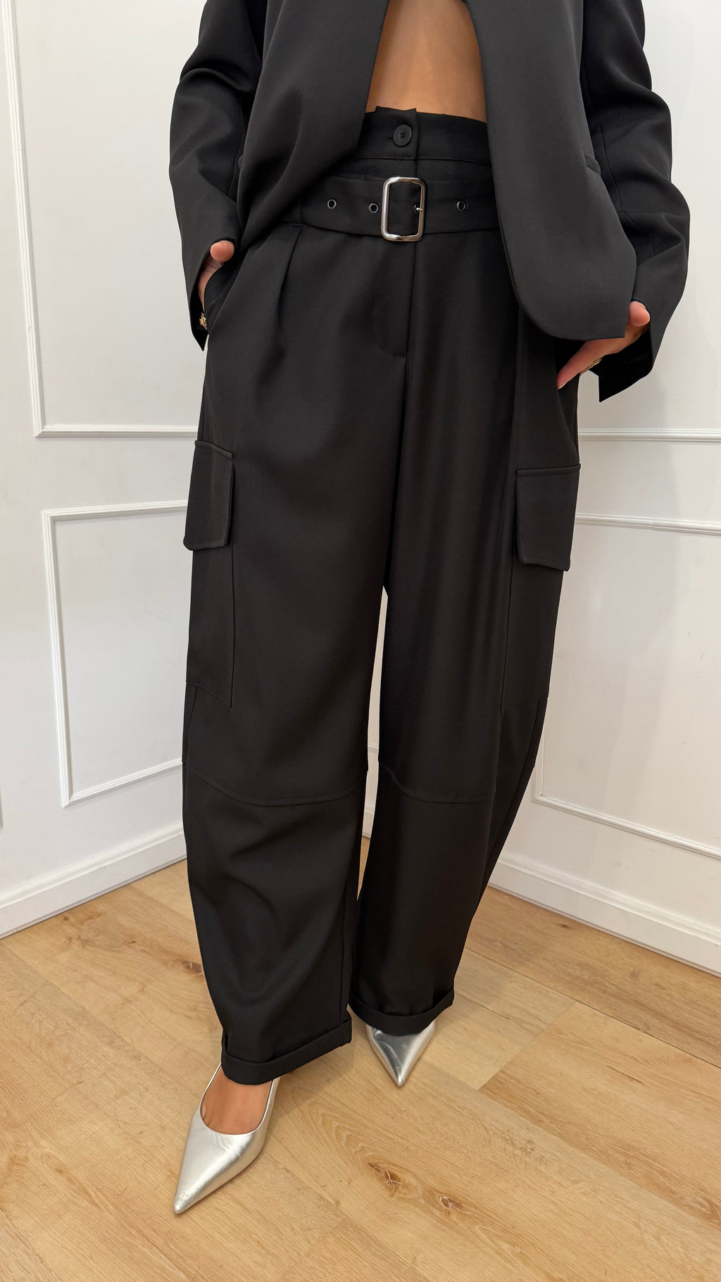 PANTALONE BALLOON  TASCONI NERO HAVEONE