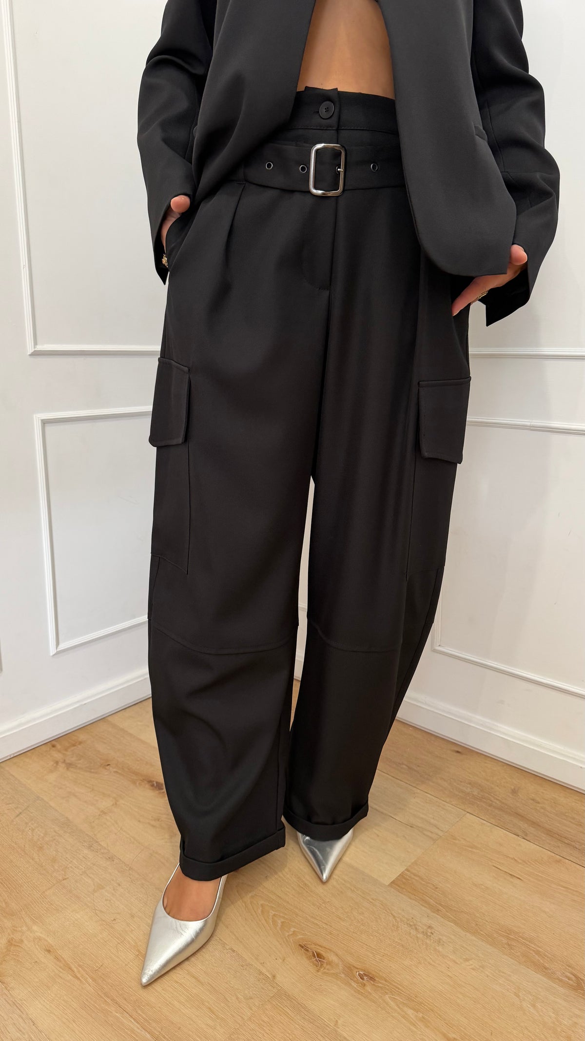 PANTALONE BALLOON  TASCONI NERO HAVEONE
