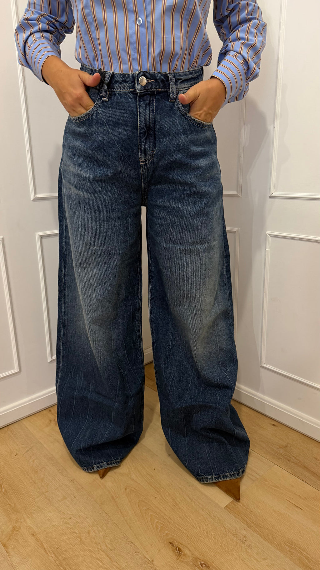 Jeans Kendall blu denim vintage Icon Denim