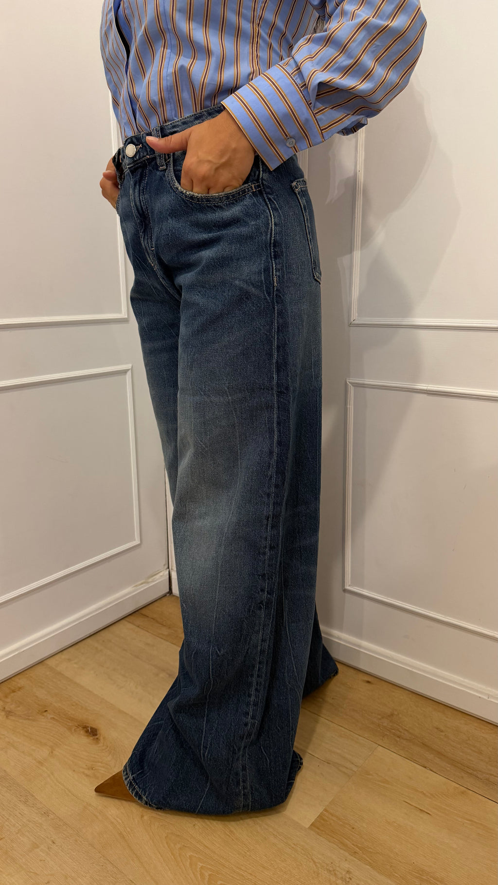 Jeans Kendall blu denim vintage Icon Denim