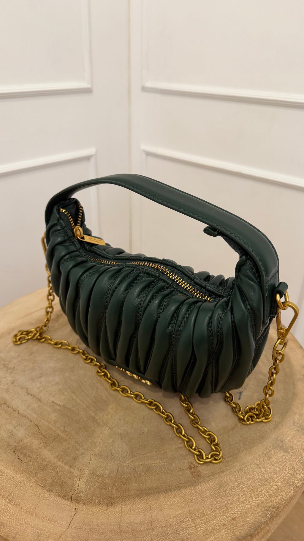 CROISSANT BAG VERDE FORESTA VICOLO