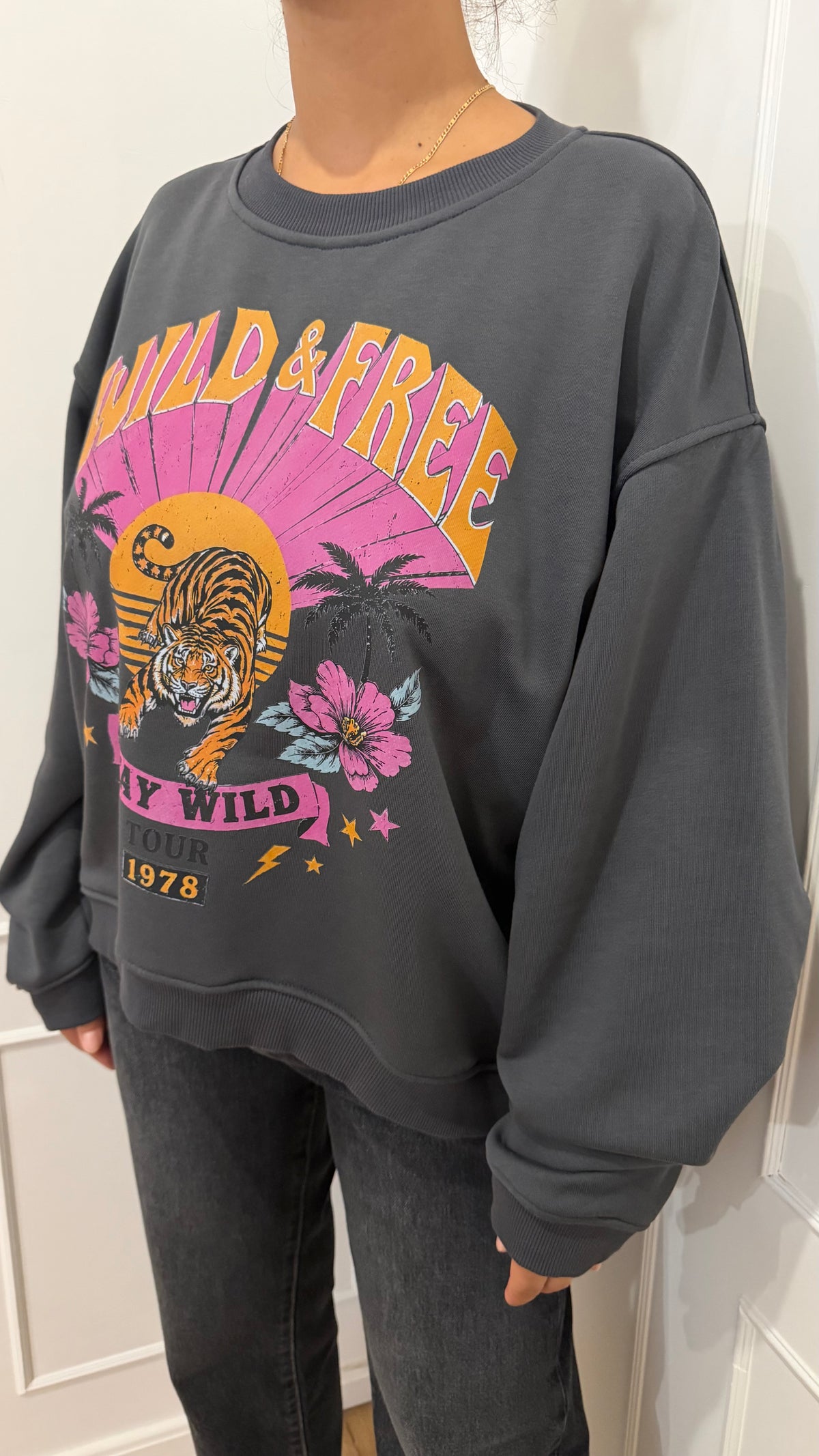 Felpa Asfalto Wild & Free Vicolo