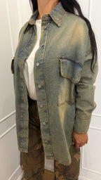 Camicia oversize fondo stondato Haveone