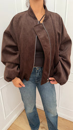 Bomber Moro Velluto Susy Mix