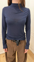 Maglia cratere blu collo alto HaveOne