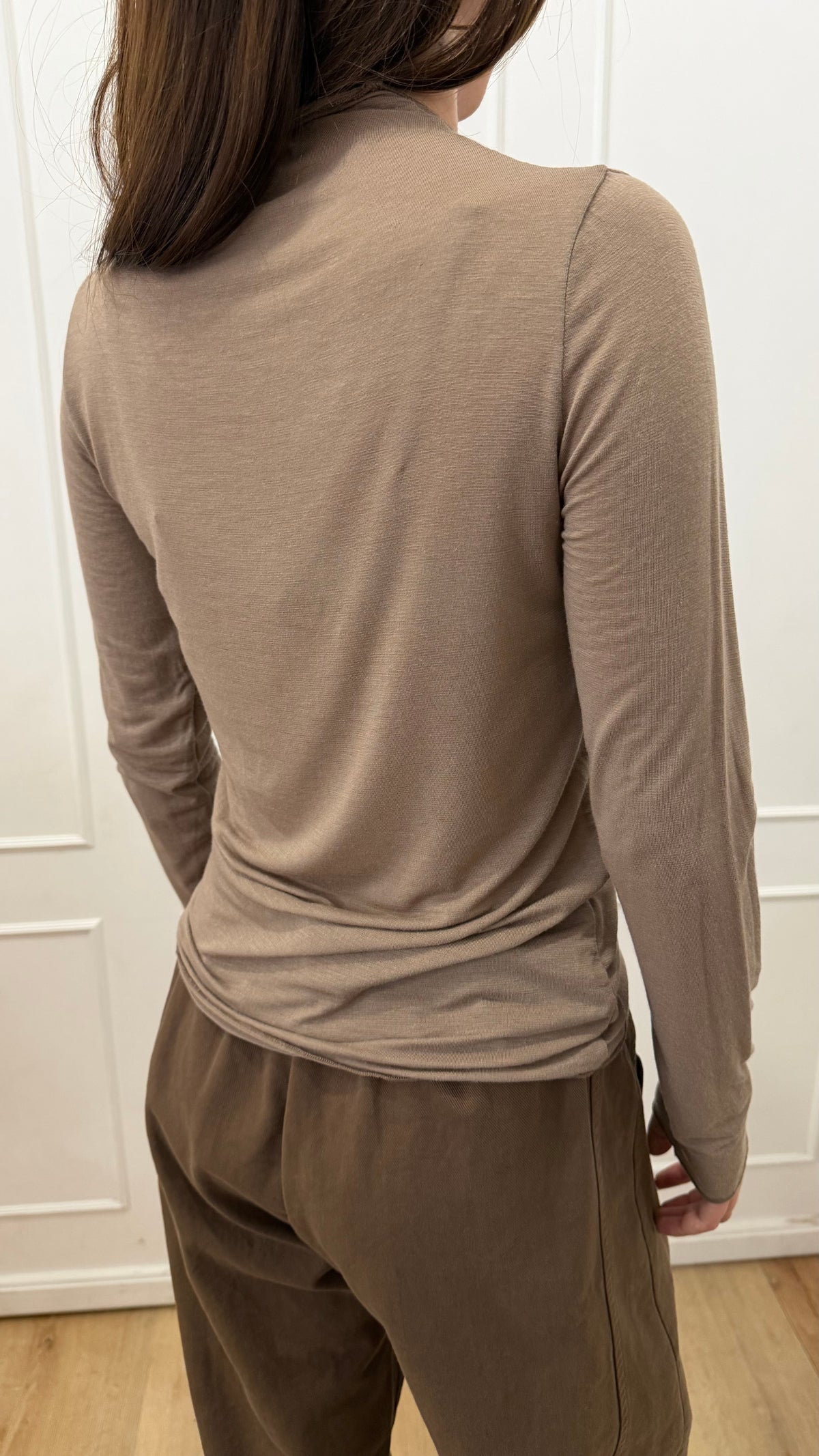 Maglia cratere tortora collo alto HaveOne