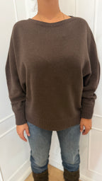 Maglia girocollo cacao Haveone