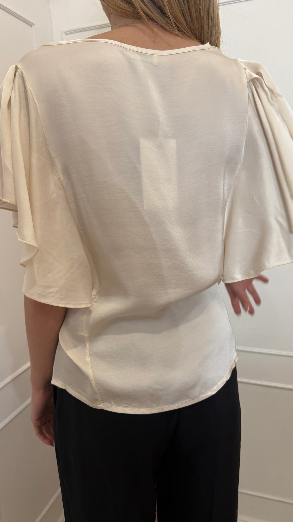 Blusa volant burro  susymix