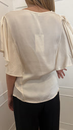 Blusa volant burro  susymix