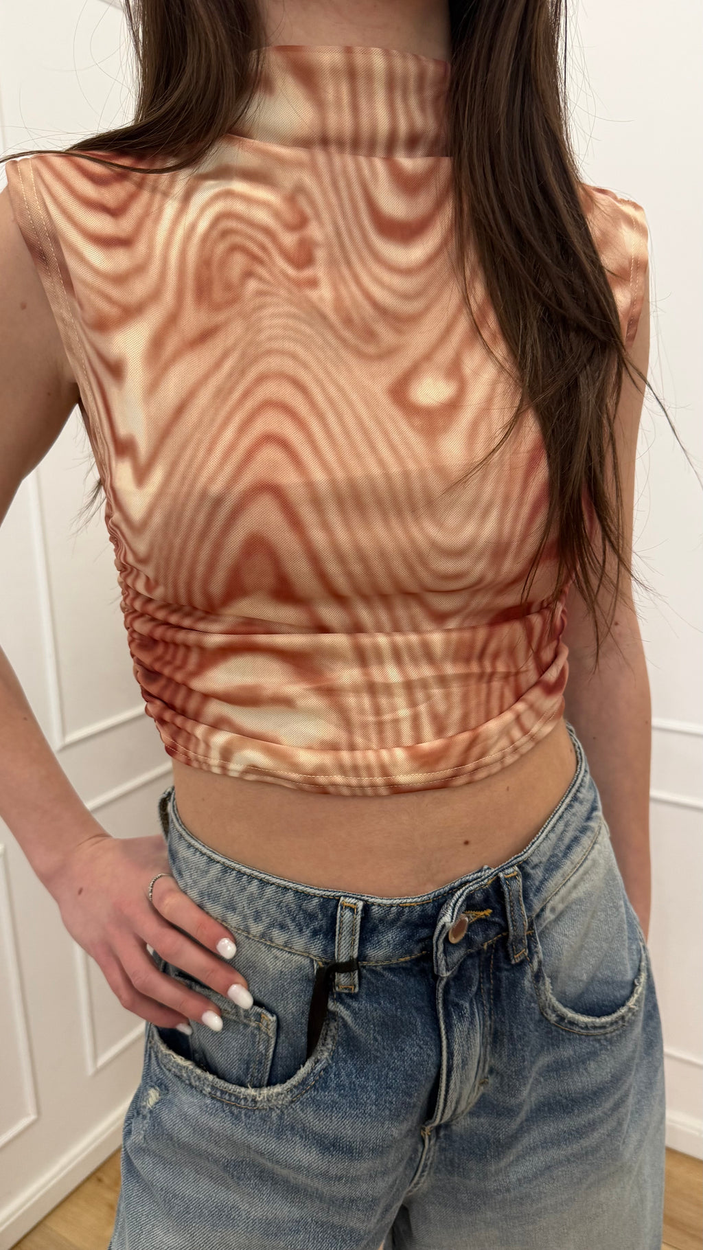Top corto Glamorous