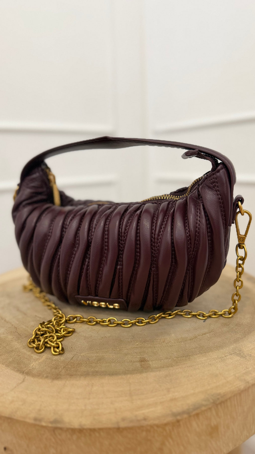 CROISSANT BAG BORDEAUX VICOLO