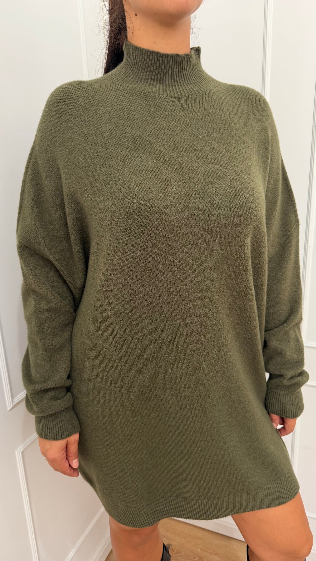 Abito maxi maglia militare Haveone