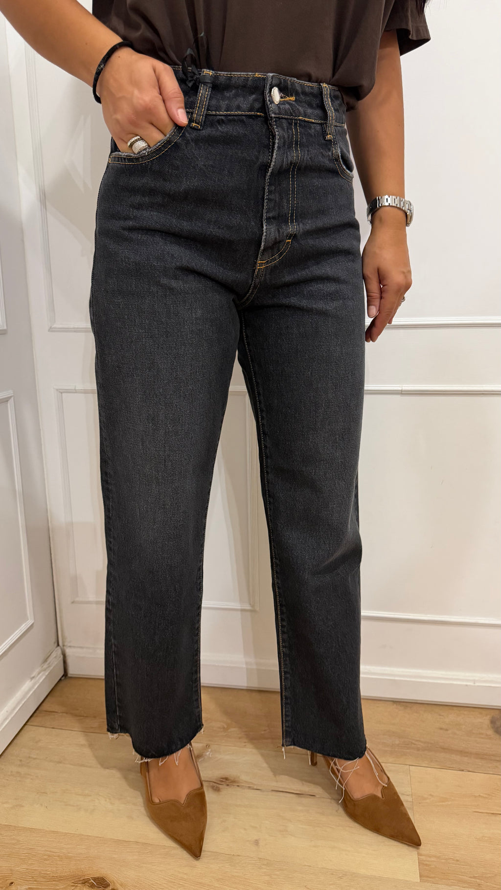 Jeans Jill noir Icon denim
