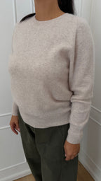 Paricollo Beige Lana/Cashmere senza cuciture Griffai