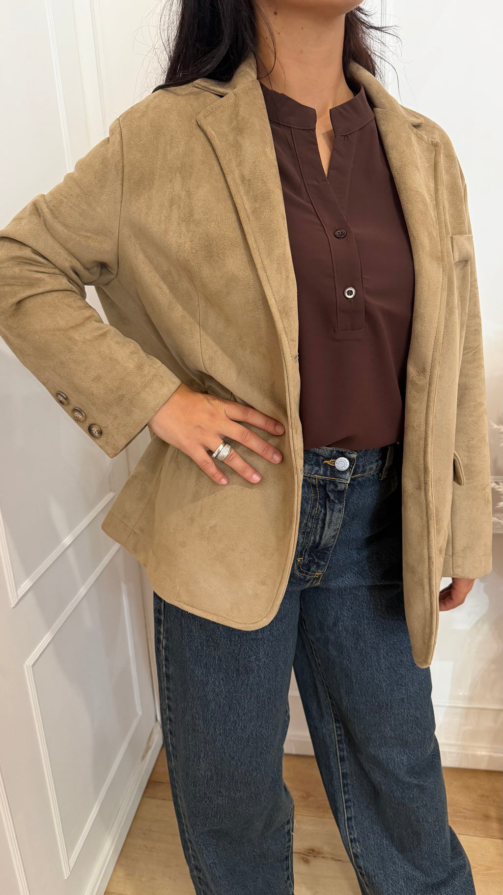 GIACCA BEIGE HAVEONE